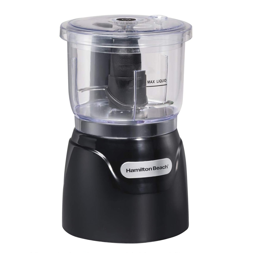 Hamilton Beach 72850 Picadora de Cocina 3 Tazas Negra