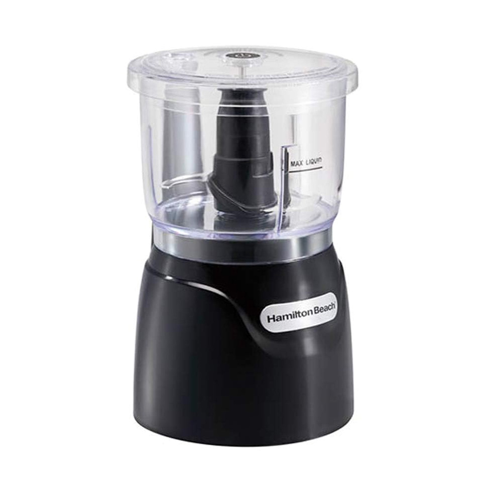 Hamilton Beach 72850 Picadora de Cocina 3 Tazas Negra