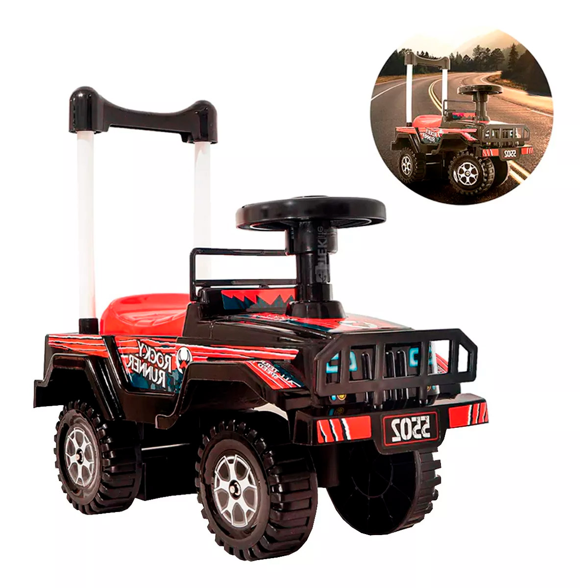 Montable Carrito MyToy 5502 Jeep Rokitas Negro.