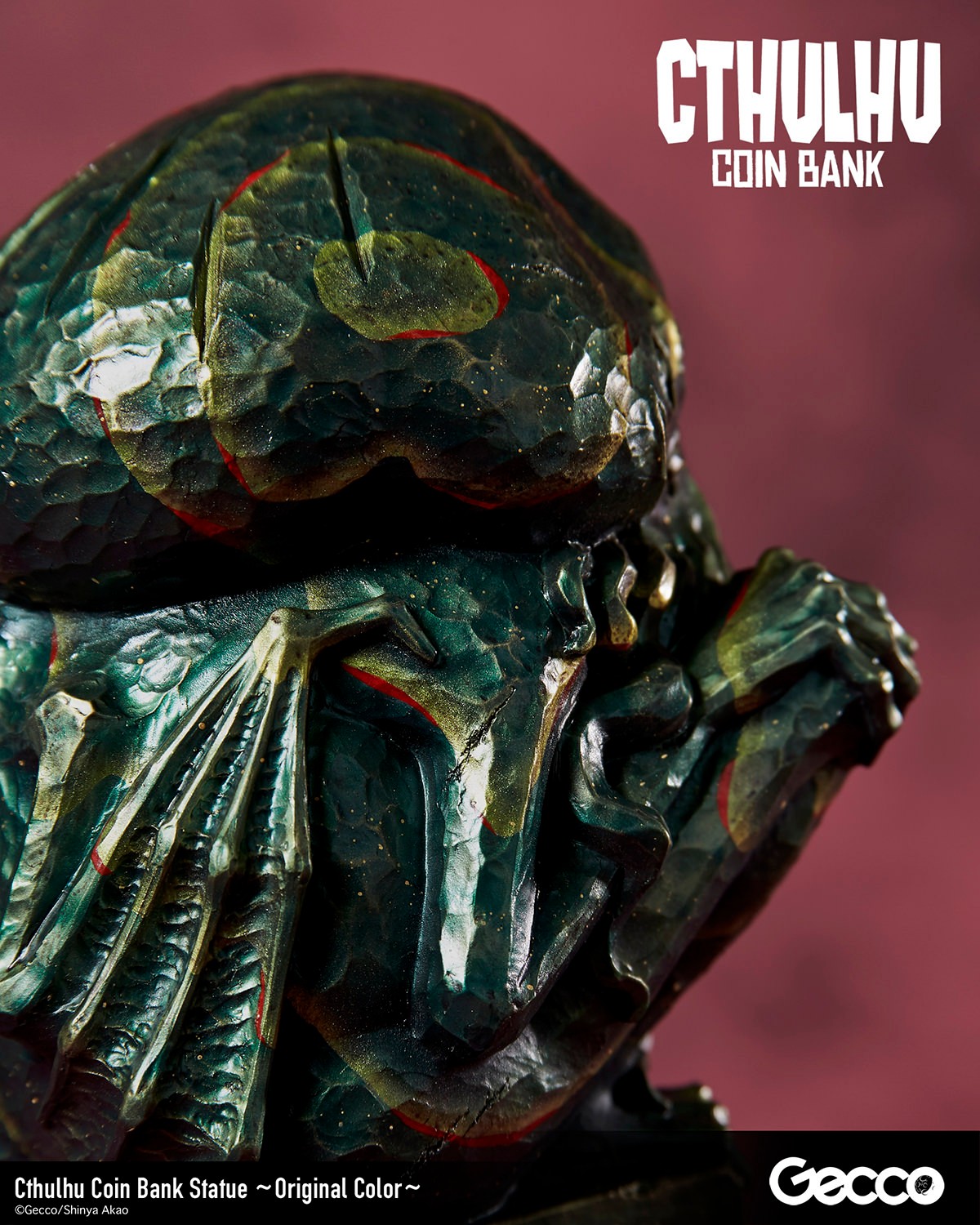 Cthulhu Coin Bank (original Color) Statues By Gecco Co.