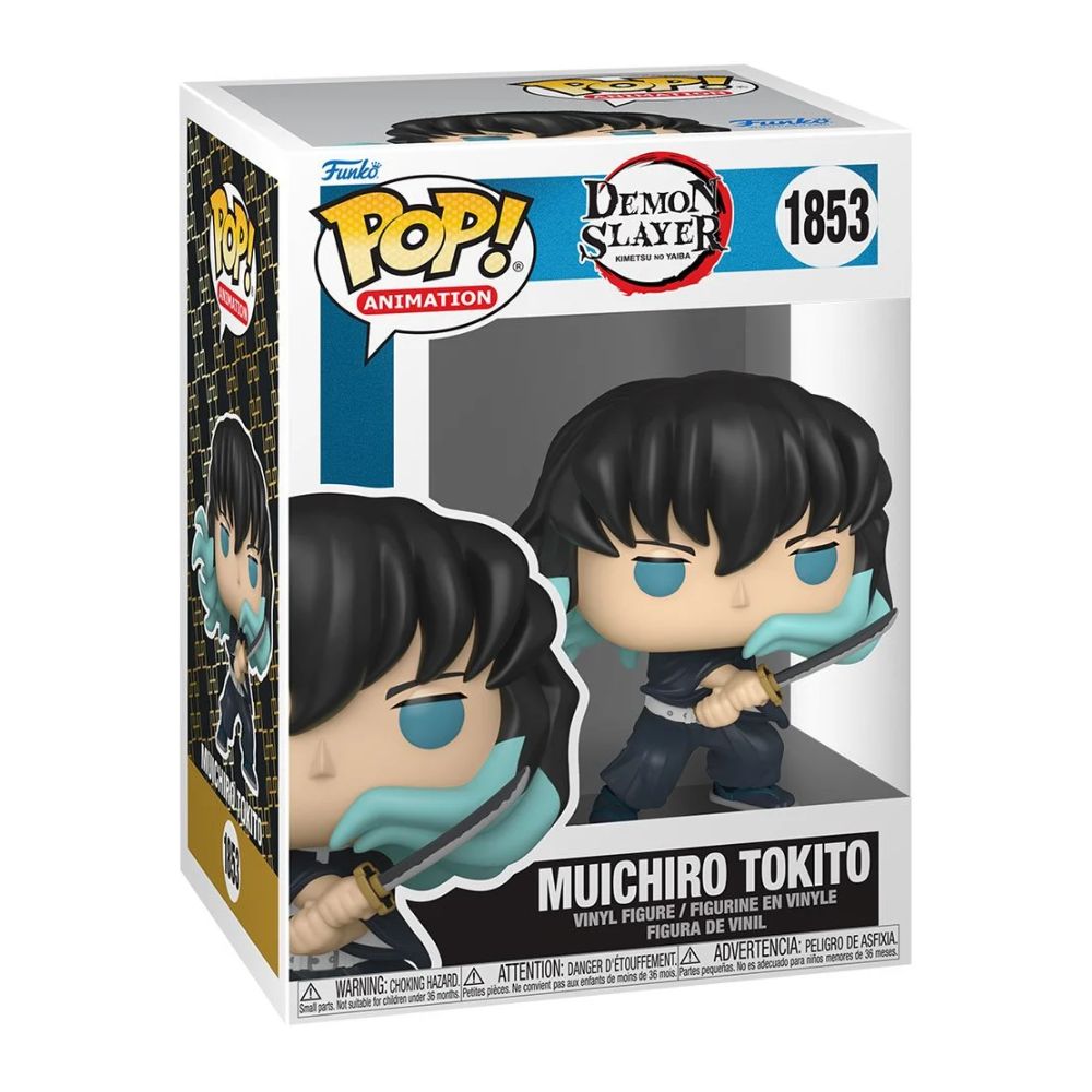 Muichiro Tokito Pose Ataque 1853 Funko Pop Demon Slayer 