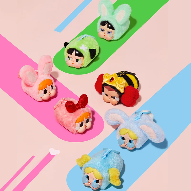 Chicas Superpoderosas Caja Misteriosa, CRYBABY Powerpuff Girls Series, Caja Ciega, Cara esmaltada bonita, Figura Original 1 Pcs