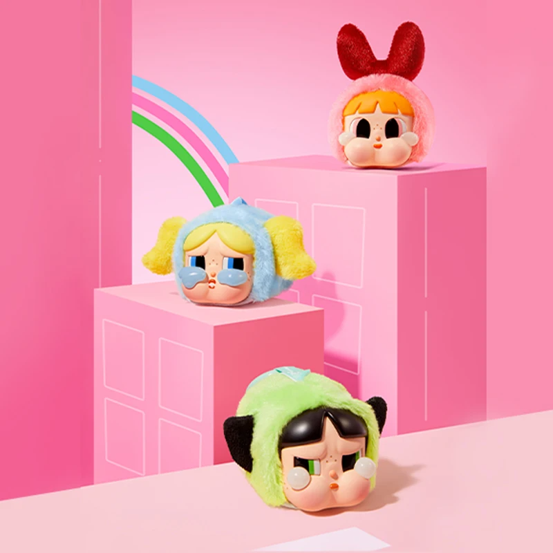 Chicas Superpoderosas Caja Misteriosa, CRYBABY Powerpuff Girls Series, Caja Ciega, Cara esmaltada bonita, Figura Original 1 Pcs