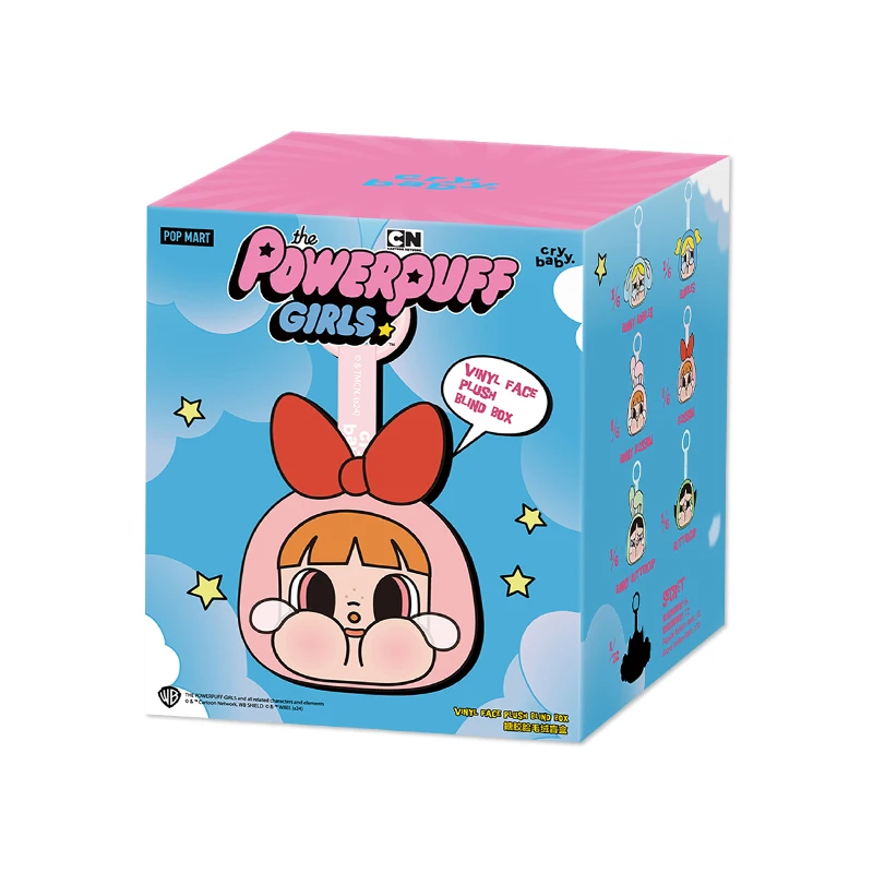 Chicas Superpoderosas Caja Misteriosa, CRYBABY Powerpuff Girls Series, Caja Ciega, Cara esmaltada bonita, Figura Original 1 Pcs