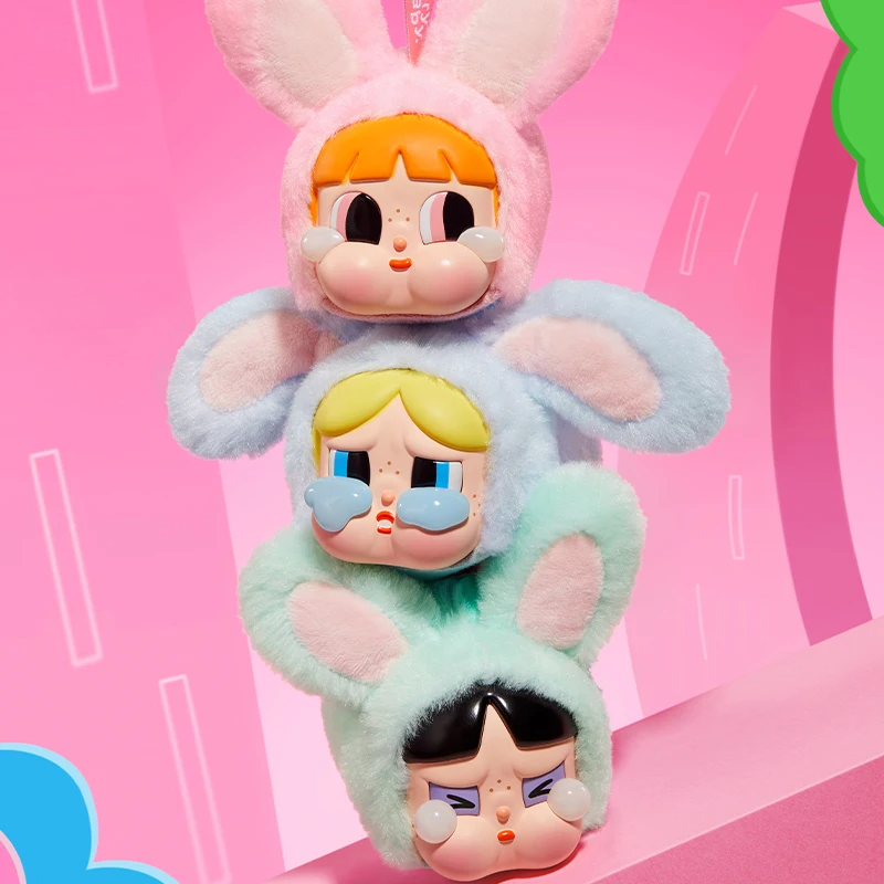 Chicas Superpoderosas Caja Misteriosa, CRYBABY Powerpuff Girls Series, Caja Ciega, Cara esmaltada bonita, Figura Original 1 Pcs