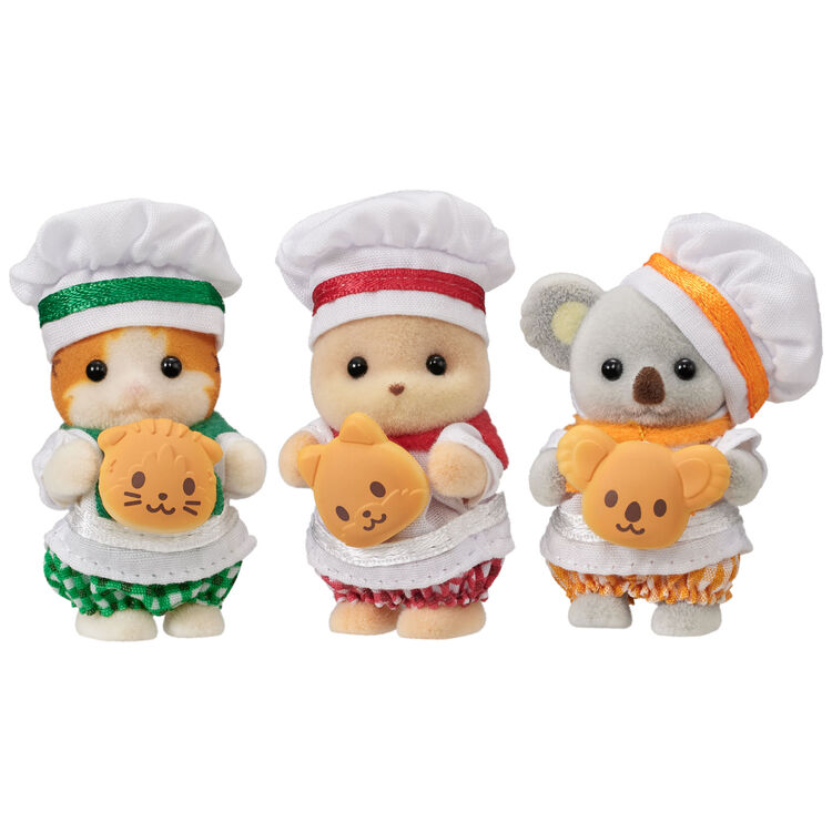Set Trio Panaderos - Sylvanian Families Calico Critters Ternurines