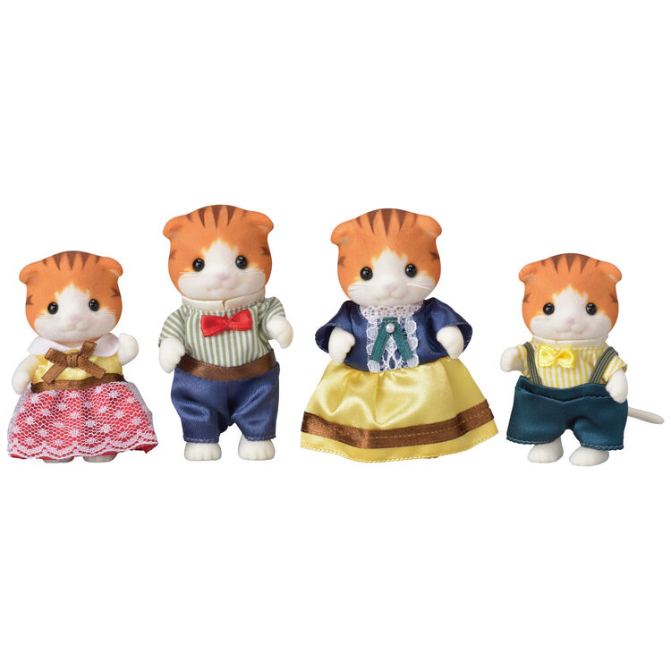 Familia Gato Maple - Sylvanian Families Calico Critters Ternurines