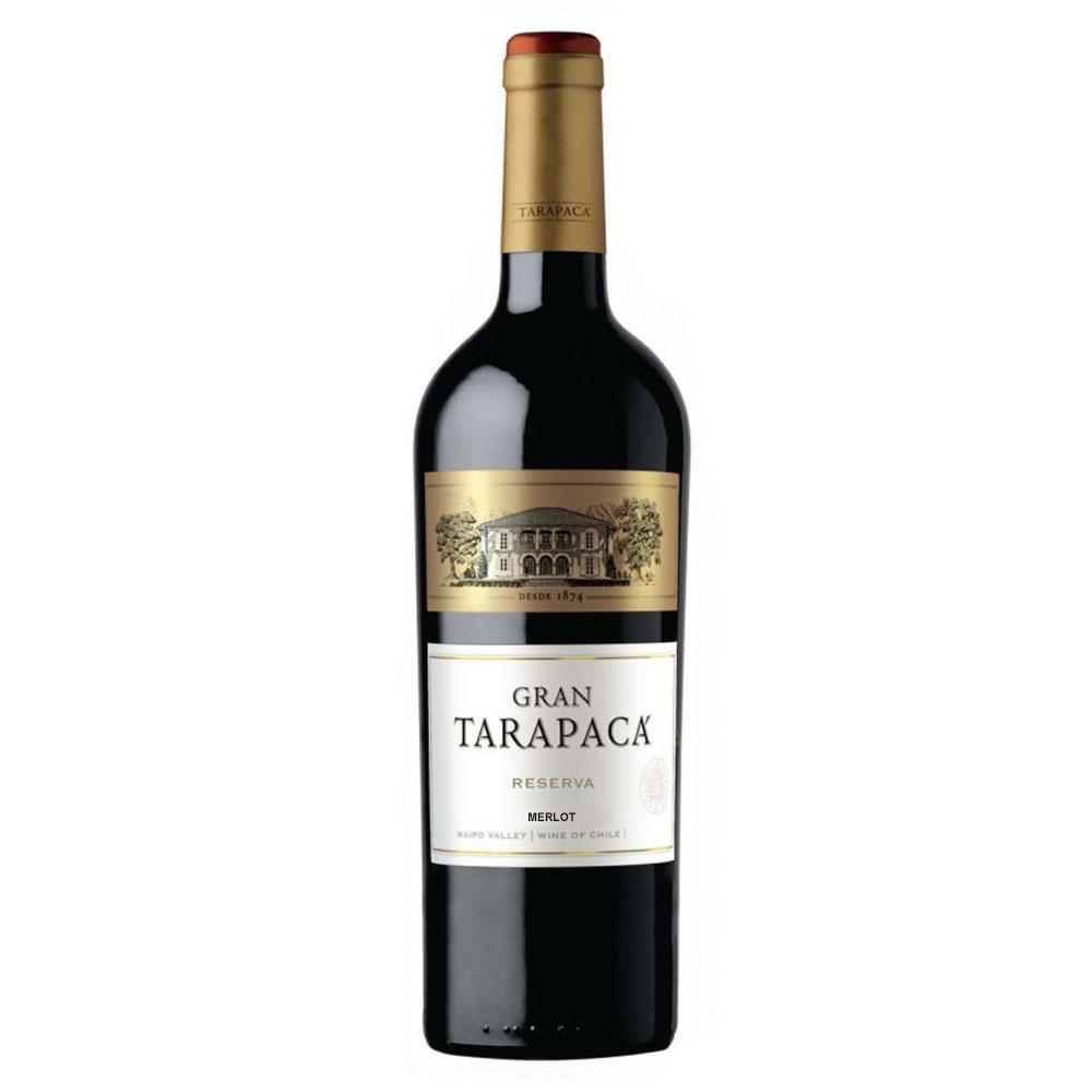 Pack de 6 Vino Tinto Tarapaca Reserva Merlot 750 ml
