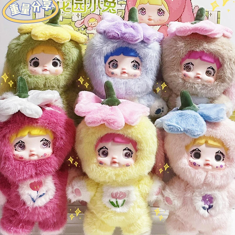 Caja Misteriosa de la serie Nommi Garden Rabbit, Figura Original de Anime Kawaii, Dulce y Encantadora, Bonita Muñeca Llavero Coleccionable, 1 Pcs
