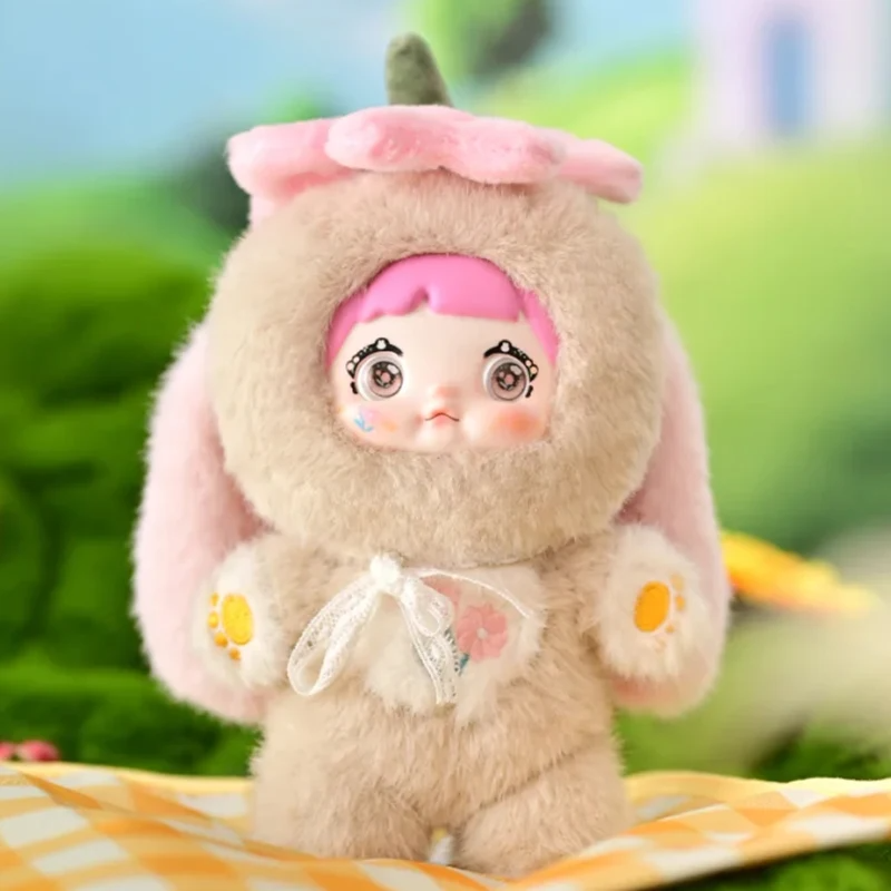 Caja Misteriosa de la serie Nommi Garden Rabbit, Figura Original de Anime Kawaii, Dulce y Encantadora, Bonita Muñeca Llavero Coleccionable, 1 Pcs
