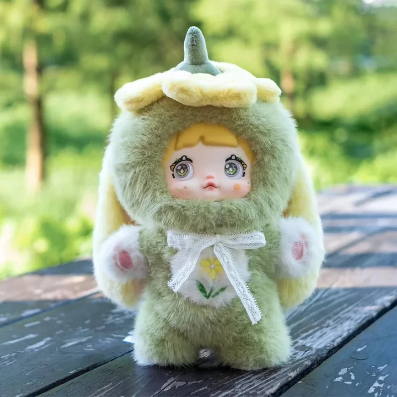 Caja Misteriosa de la serie Nommi Garden Rabbit, Figura Original de Anime Kawaii, Dulce y Encantadora, Bonita Muñeca Llavero Coleccionable, 1 Pcs