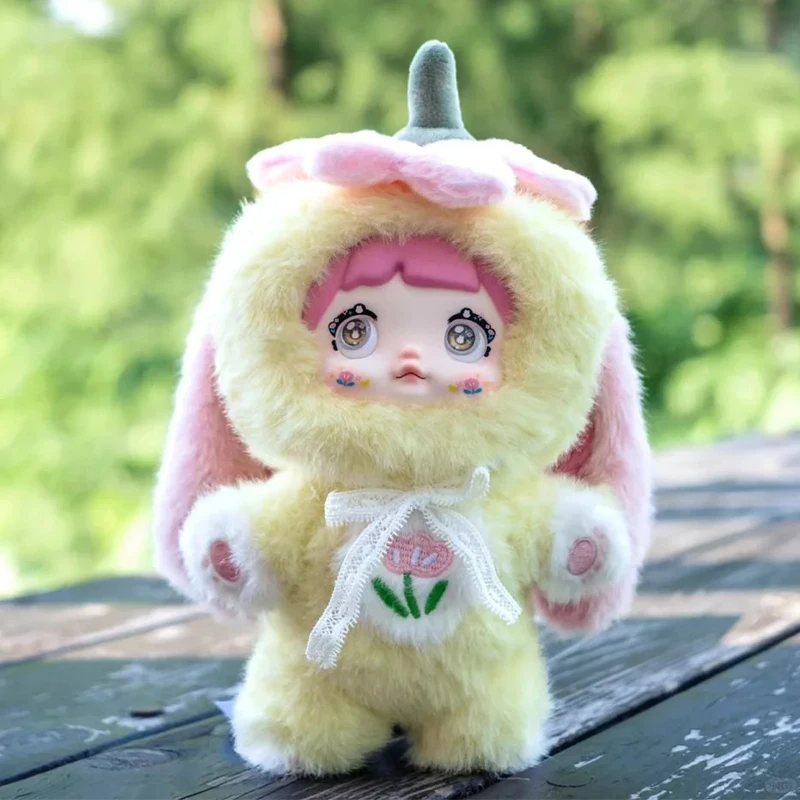 Caja Misteriosa de la serie Nommi Garden Rabbit, Figura Original de Anime Kawaii, Dulce y Encantadora, Bonita Muñeca Llavero Coleccionable, 1 Pcs