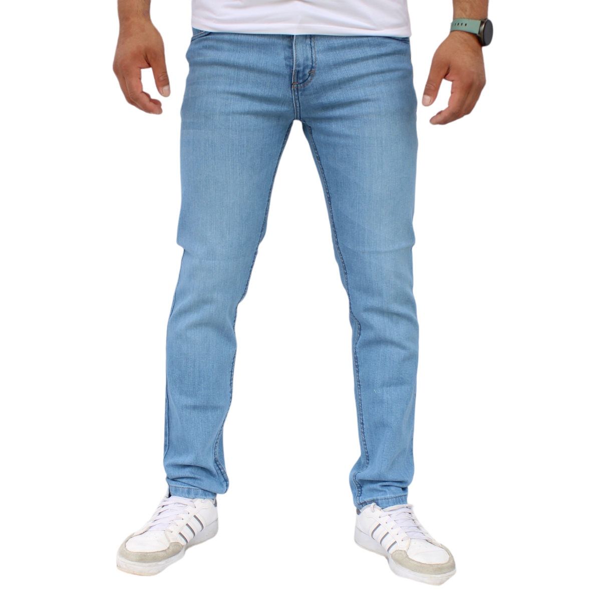 Pantalón Slim Fit de Mezclilla Stretch Gruesa Para Hombre John Silver.
