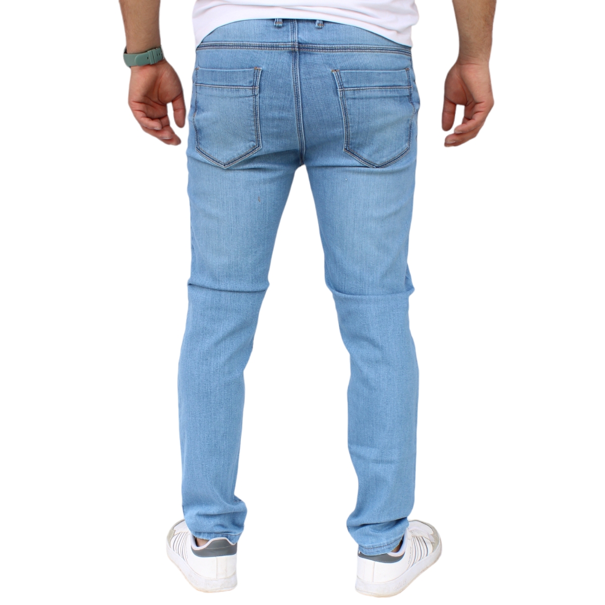 Pantalón Slim Fit de Mezclilla Stretch Gruesa Para Hombre John Silver.