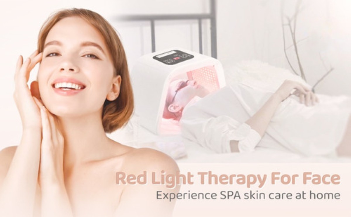 Para Cara Y Cuello Cosmético,maquina Facial De Led 7 Colores blanco