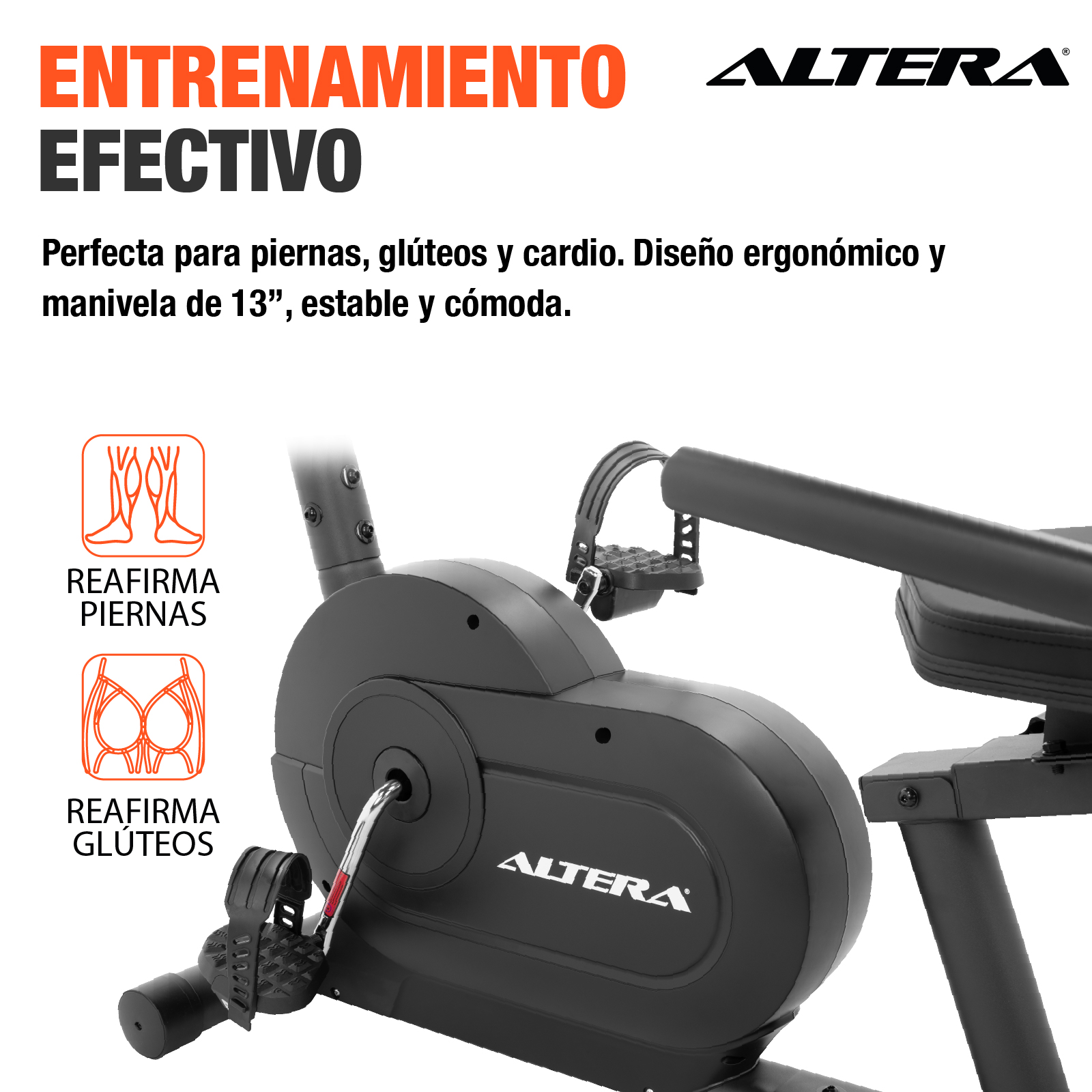 Bicicleta Fija Estatica Spinning Cardio Gimnasio Altera