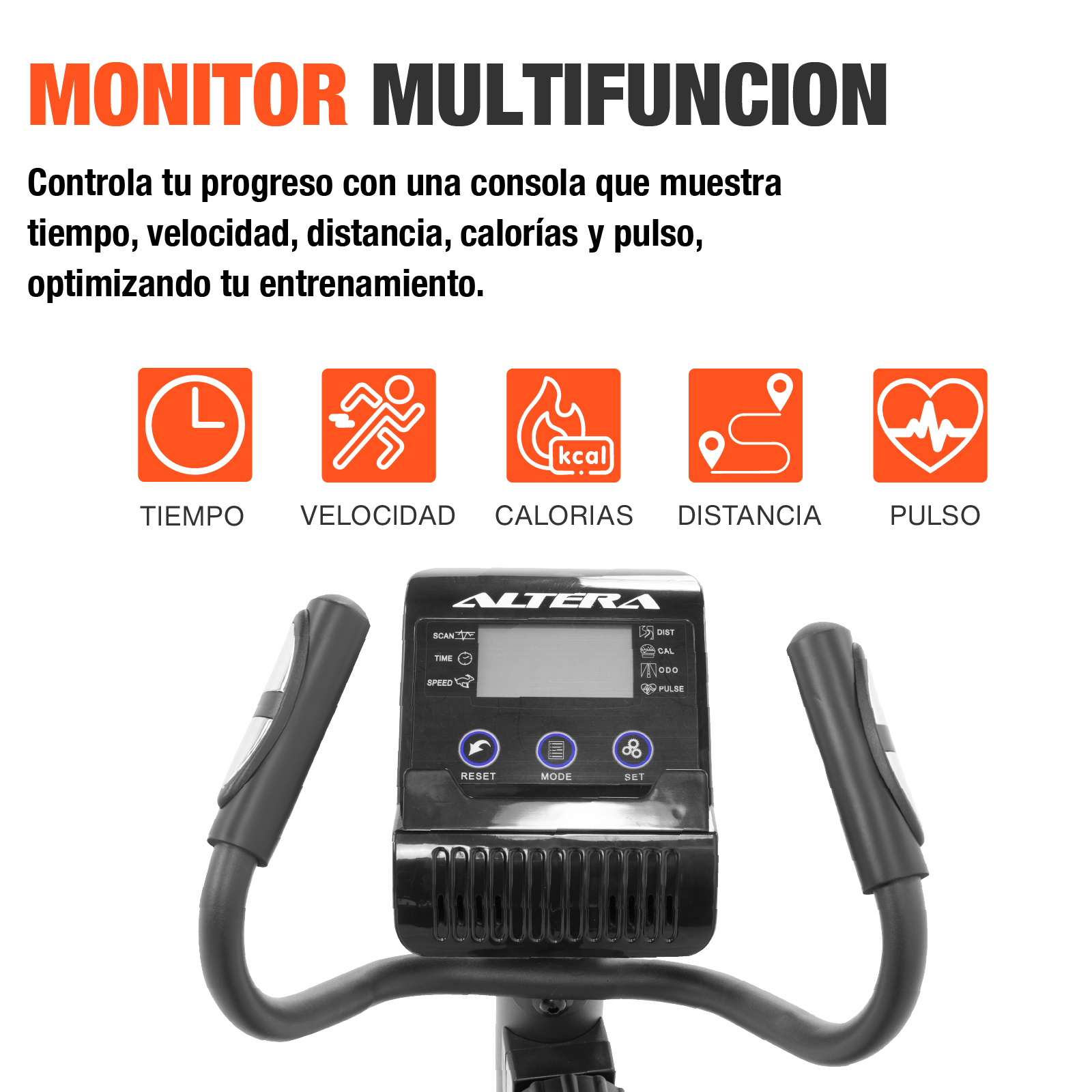 Bicicleta Fija Estatica Spinning Cardio Gimnasio Altera
