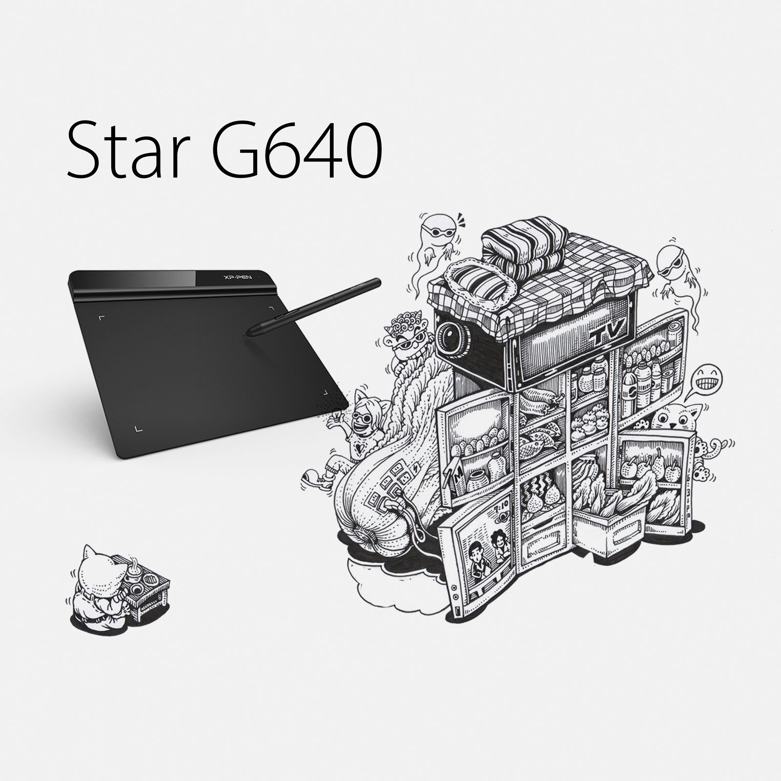 Tableta Digitalizadora Drawing Star G640 Xp-Pen