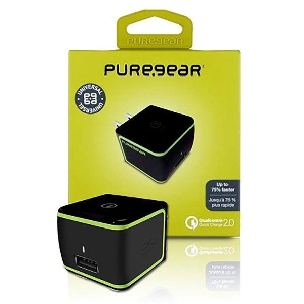 Puregear cargador de pared USB 2.0 2A universal carga rápida para dispositivos