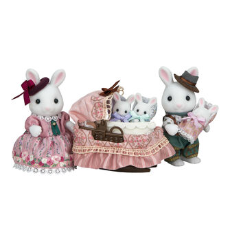 Familia Conejo Blanco - Sylvanian Families Calico Critters Ternurines