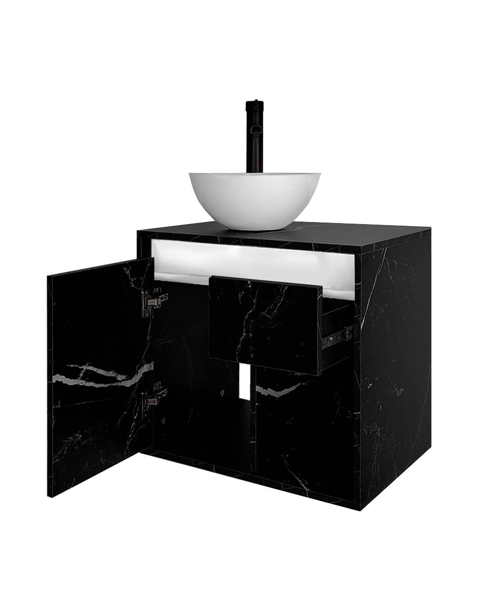Gabinete De Baño Con Lavabo CLAIRE Con Ovalin Minimalista