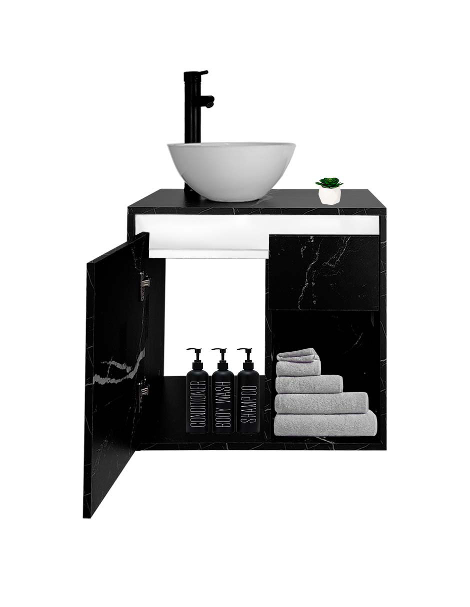 Gabinete De Baño Con Lavabo CLAIRE Con Ovalin Minimalista