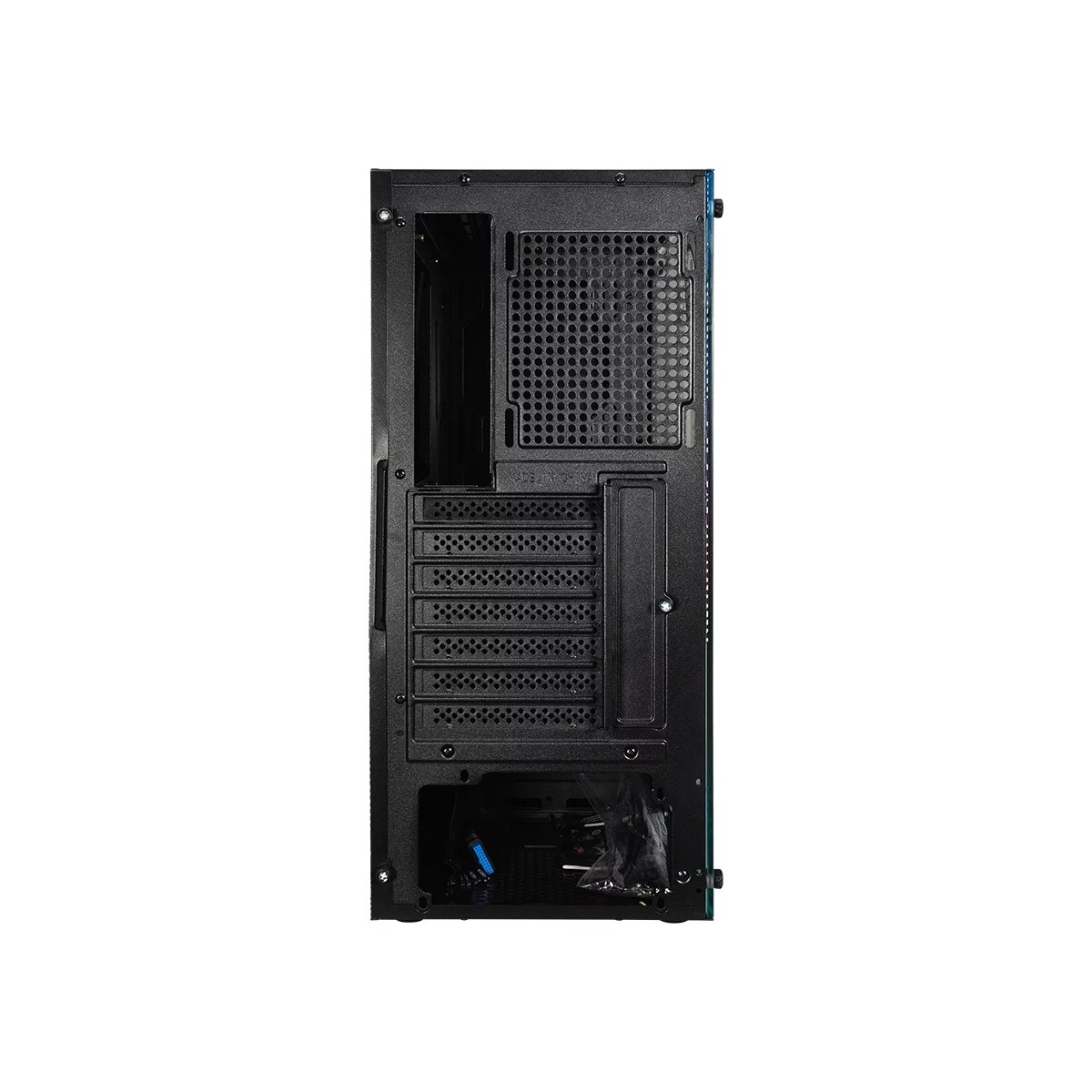 Gabinete Gamer Soporta Ventiladores GPU 340 mm Cristal Negro Grafiti Street Urbano OC-HAVOC 3