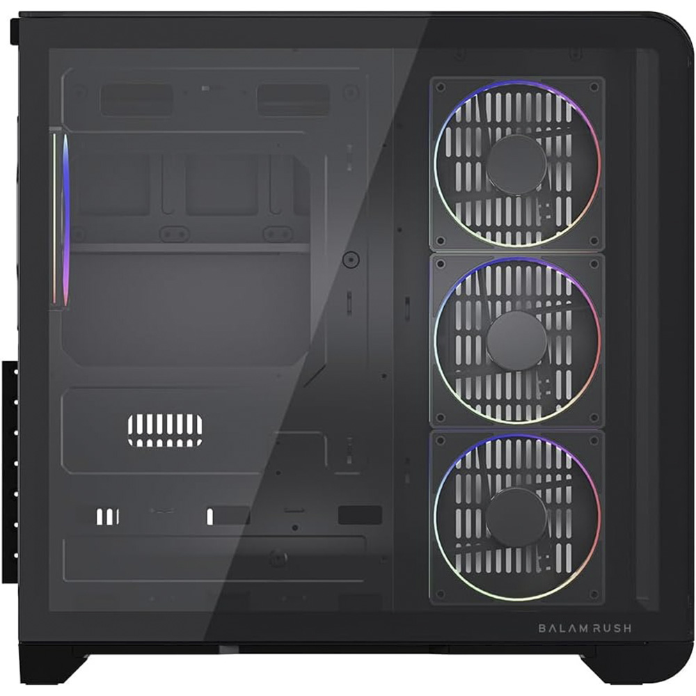 GABINETE BALAM RUSH TANK EXPERT CURVE 7400 NEGRO ATX DIGITAL 4VENT ARGB CRISTAL S/FUENTE BR-941594 