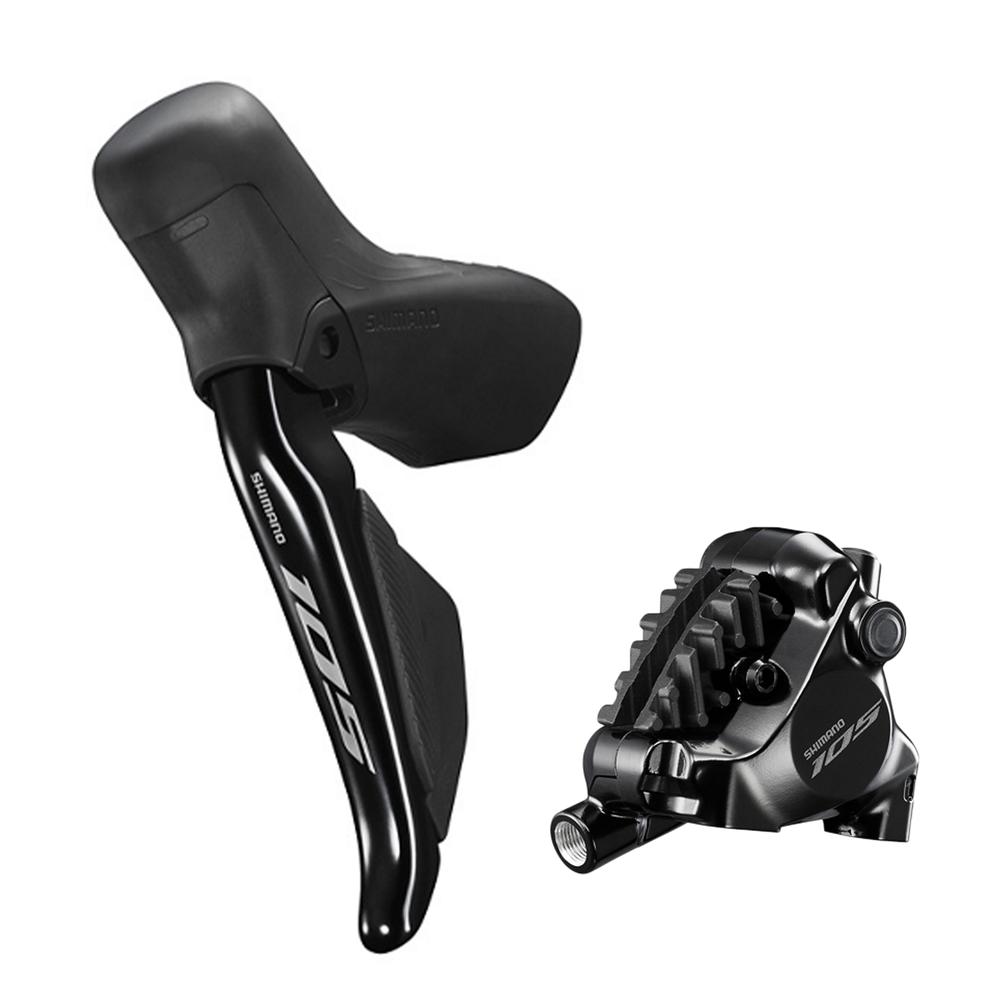 Freno de disco hidraulico delantero izq para bicicleta de 12 vel 105 DI2 ST-R7120/BR-7170 Shimano
