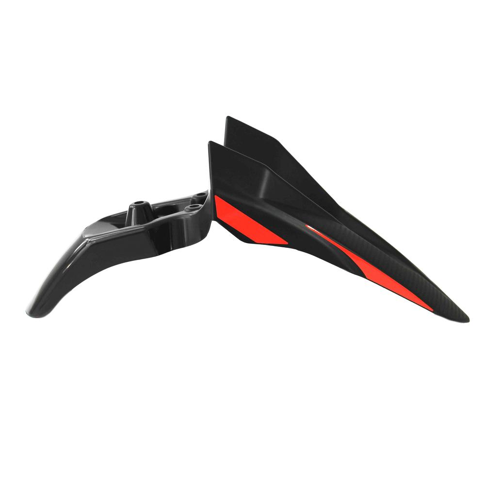 Salpicadera delantera negro/naranja DM250