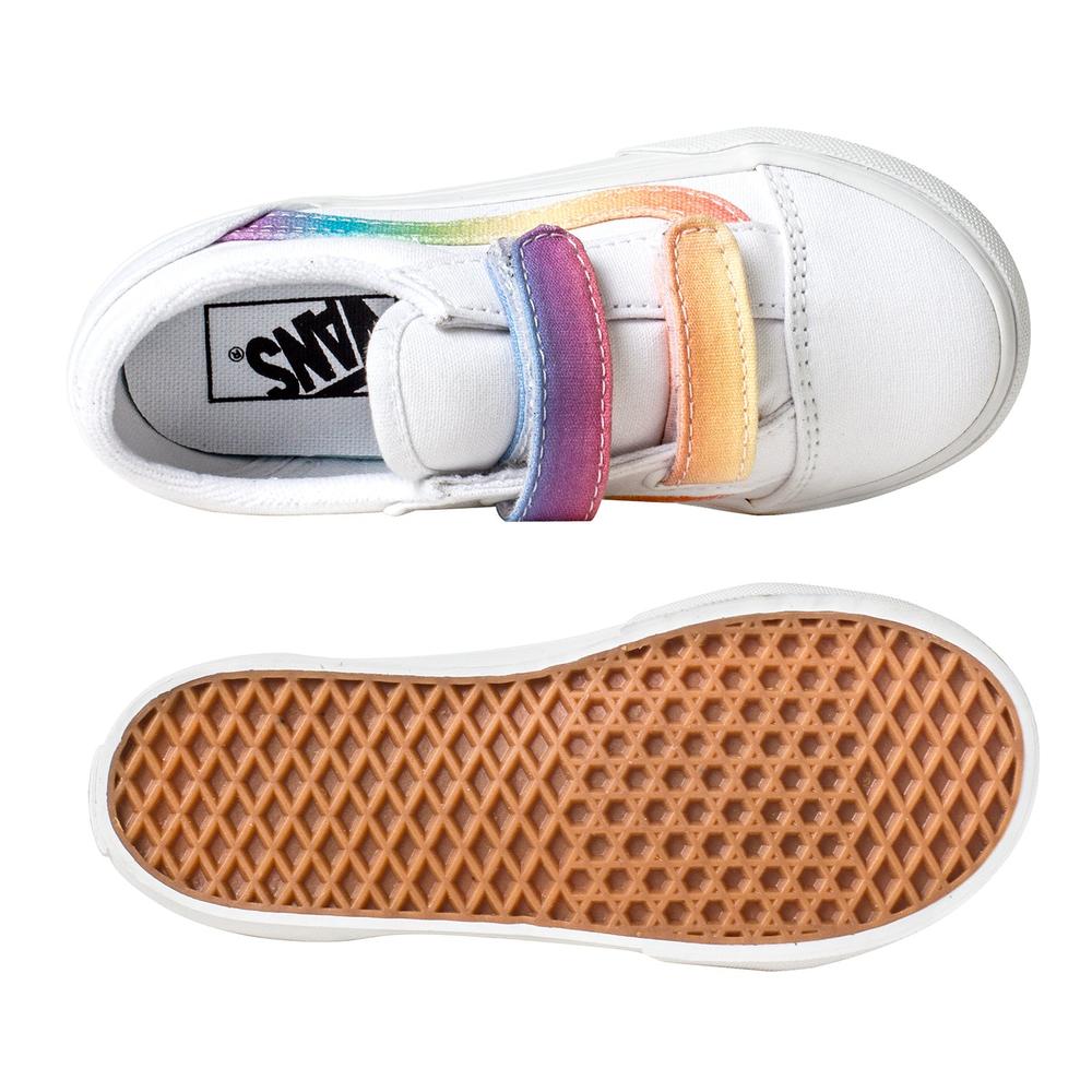 Tenis Vans Old Skool V - 09RCAHP - Blanco - Bebes