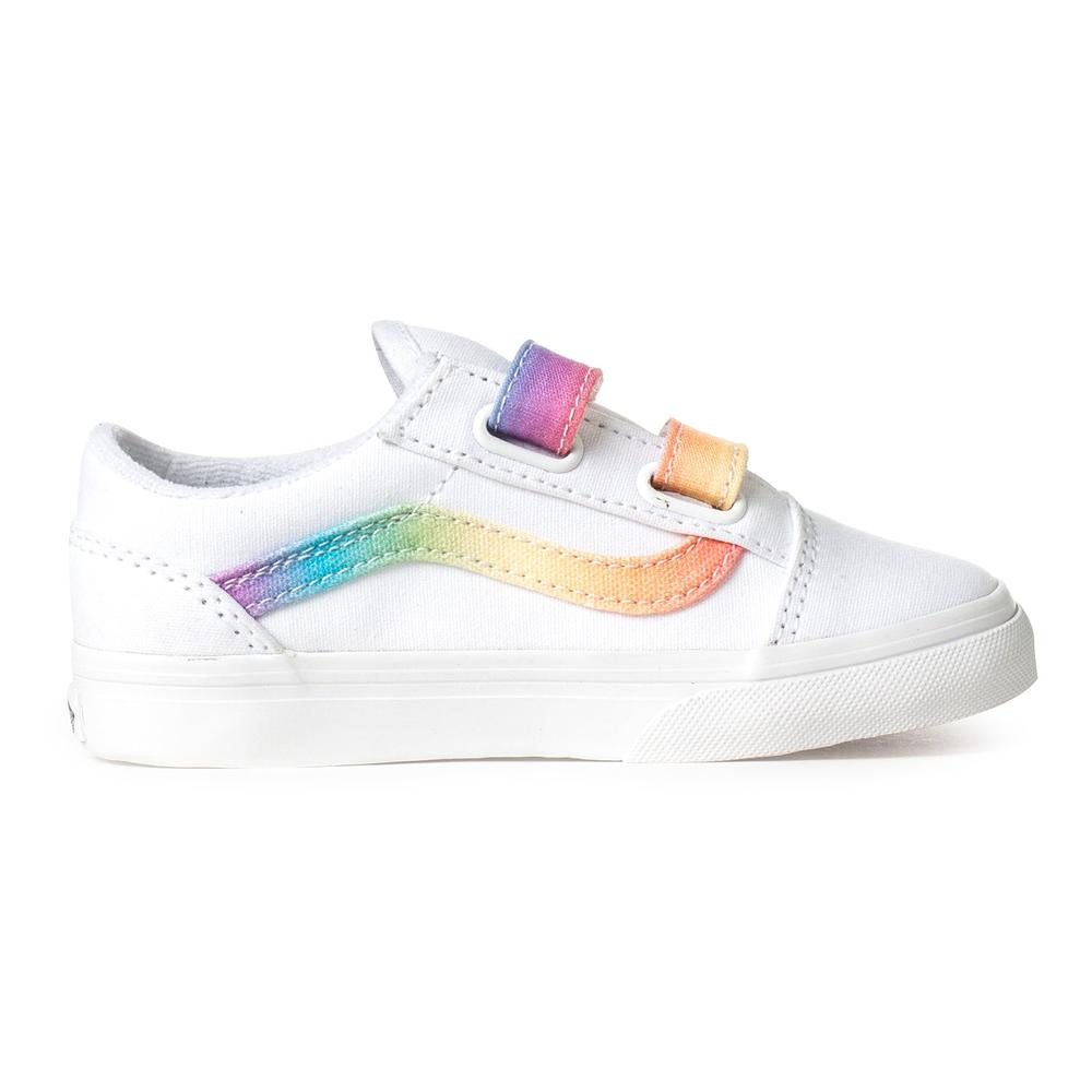 Tenis Vans Old Skool V - 09RCAHP - Blanco - Bebes