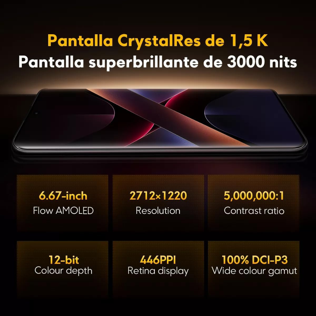 Xiaomi POCO X7 512GB/12GB RAM, 5G, Resistente al agua. Plata