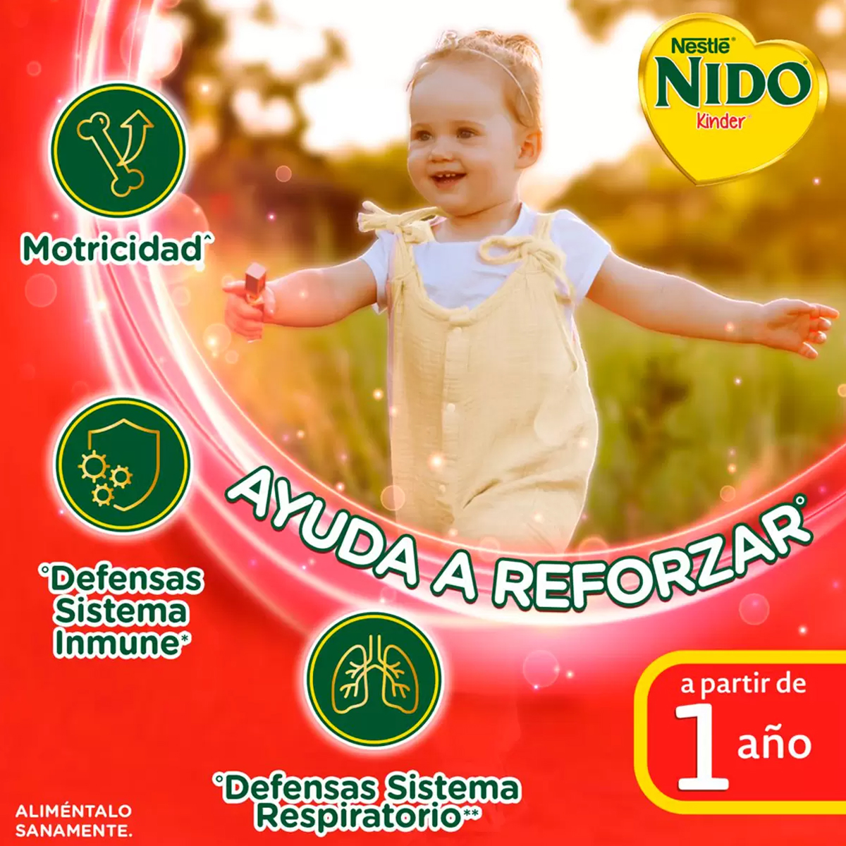 Fórmula Infantil Nido Kinder 1-2 años, 2.5kg 1pz
