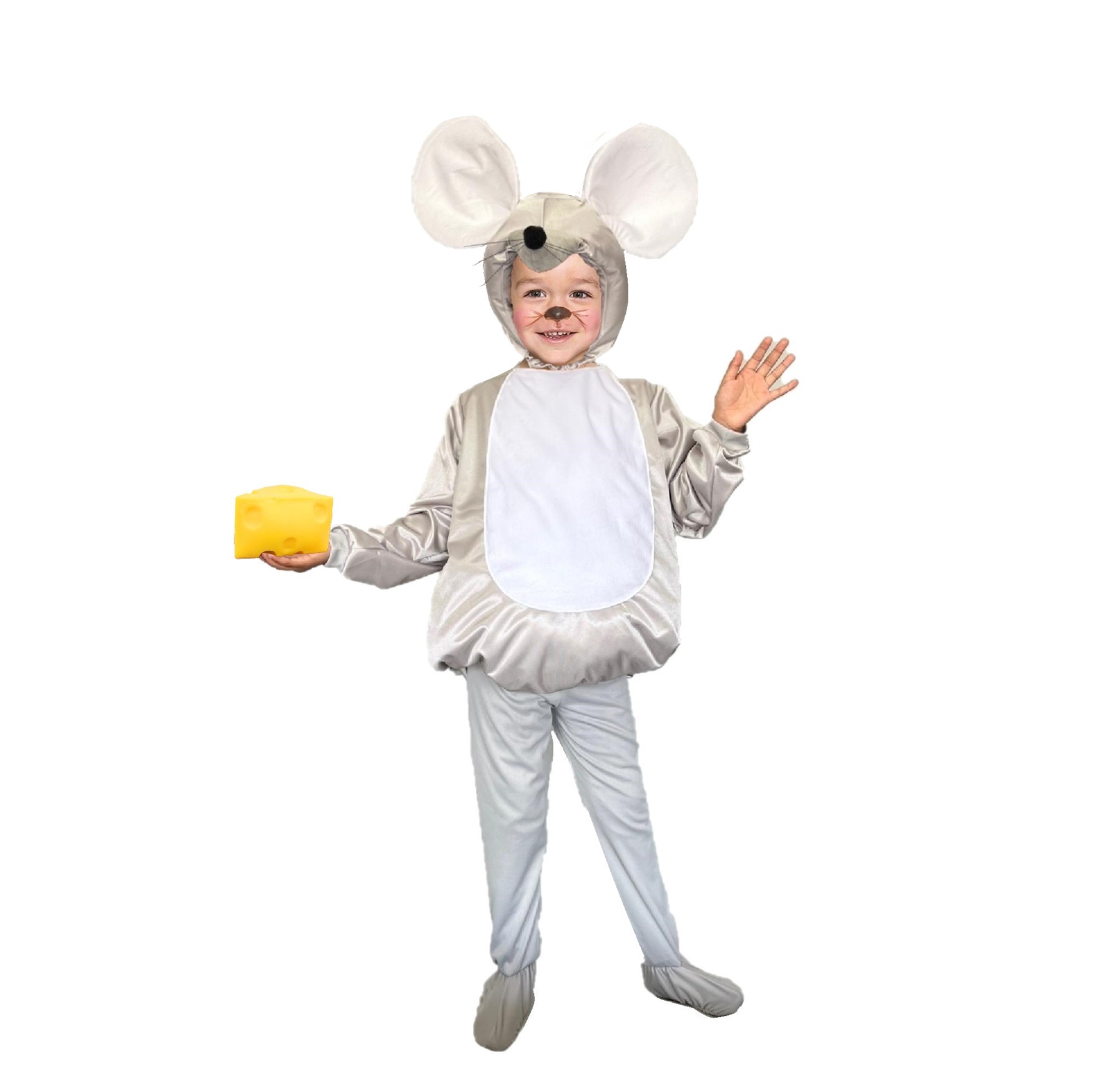 Disfraz de Ratón con Gorro y Orejas - Disfraces para Niñas y Niños - Traje de Ratoncito o Ratoncita - Vestuario para la Primavera de Raton - Cosplay
