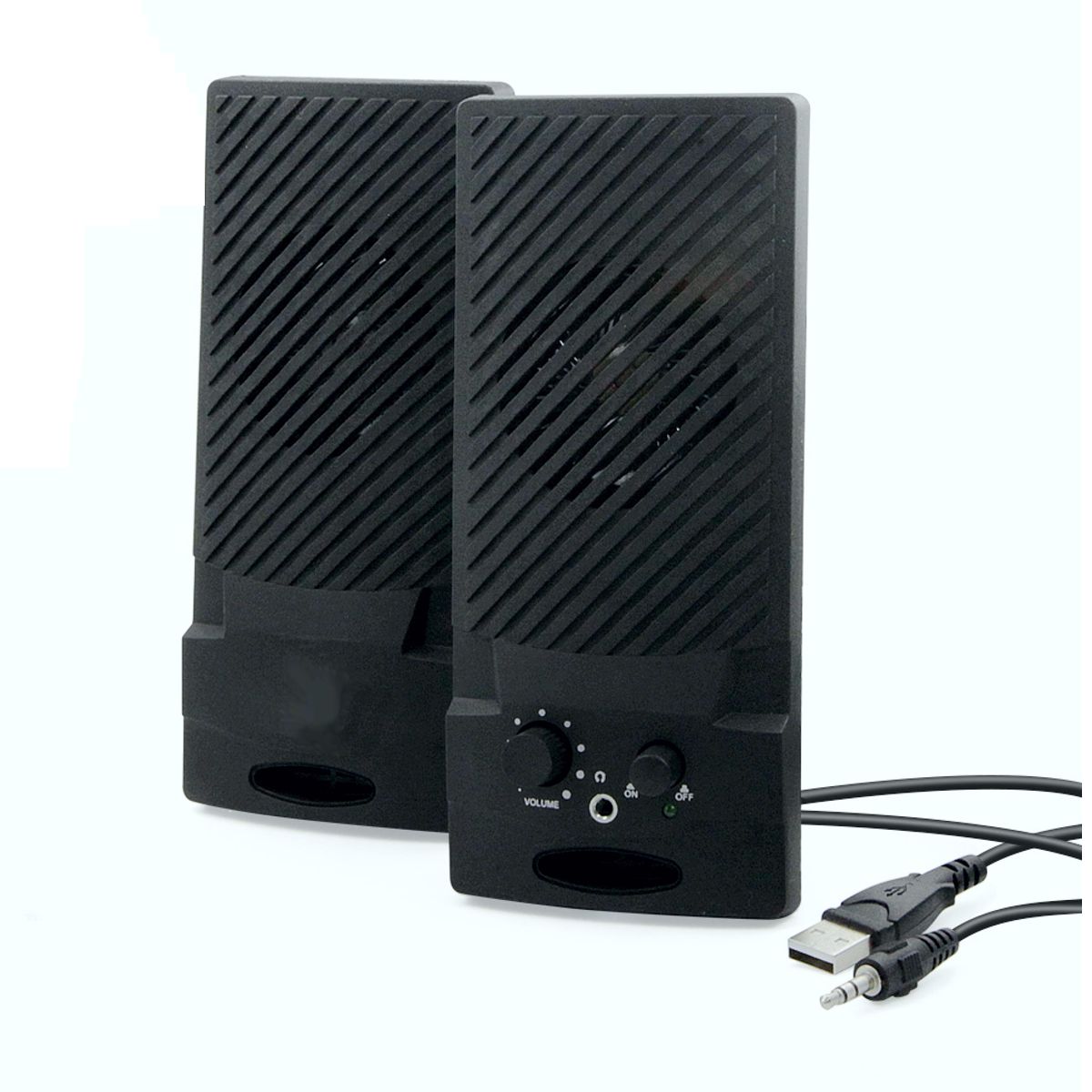 Bocinas Para Computadora Conexion 3.5mm y USB Sonido Estereo