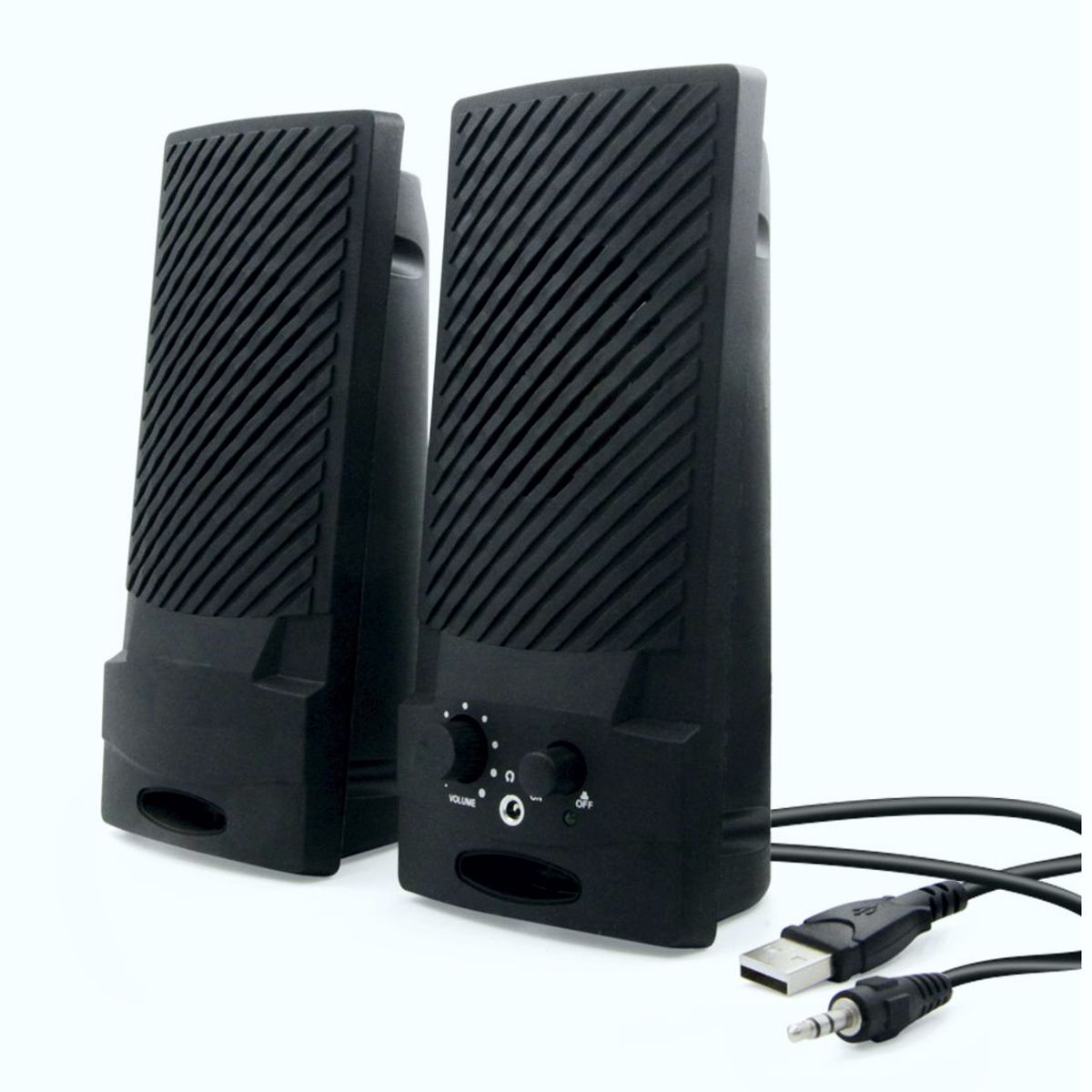 Bocinas Para Computadora Conexion 3.5mm y USB Sonido Estereo