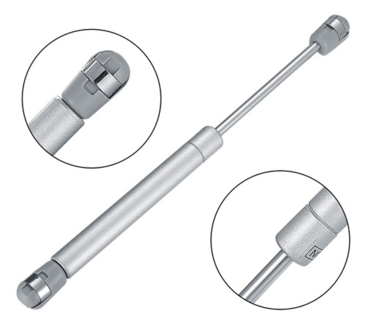 4 Pistones Amortiguador Gas Tope Puerta Para Alacena Cocinas PLATA 80N