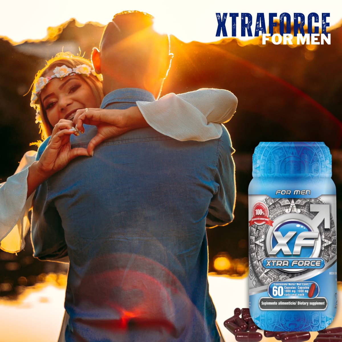 XtraForce For men Próstata Sana Vigorizante Masculino 60Cáps.