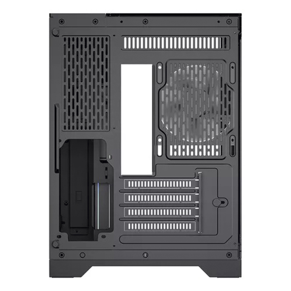 GABINETE BALAM RUSH TANK EXPERT CURVE 6400 NEGRO M-ATX DIGITAL 4VENT ARGB CRISTAL S/FUENTE BR-941617 