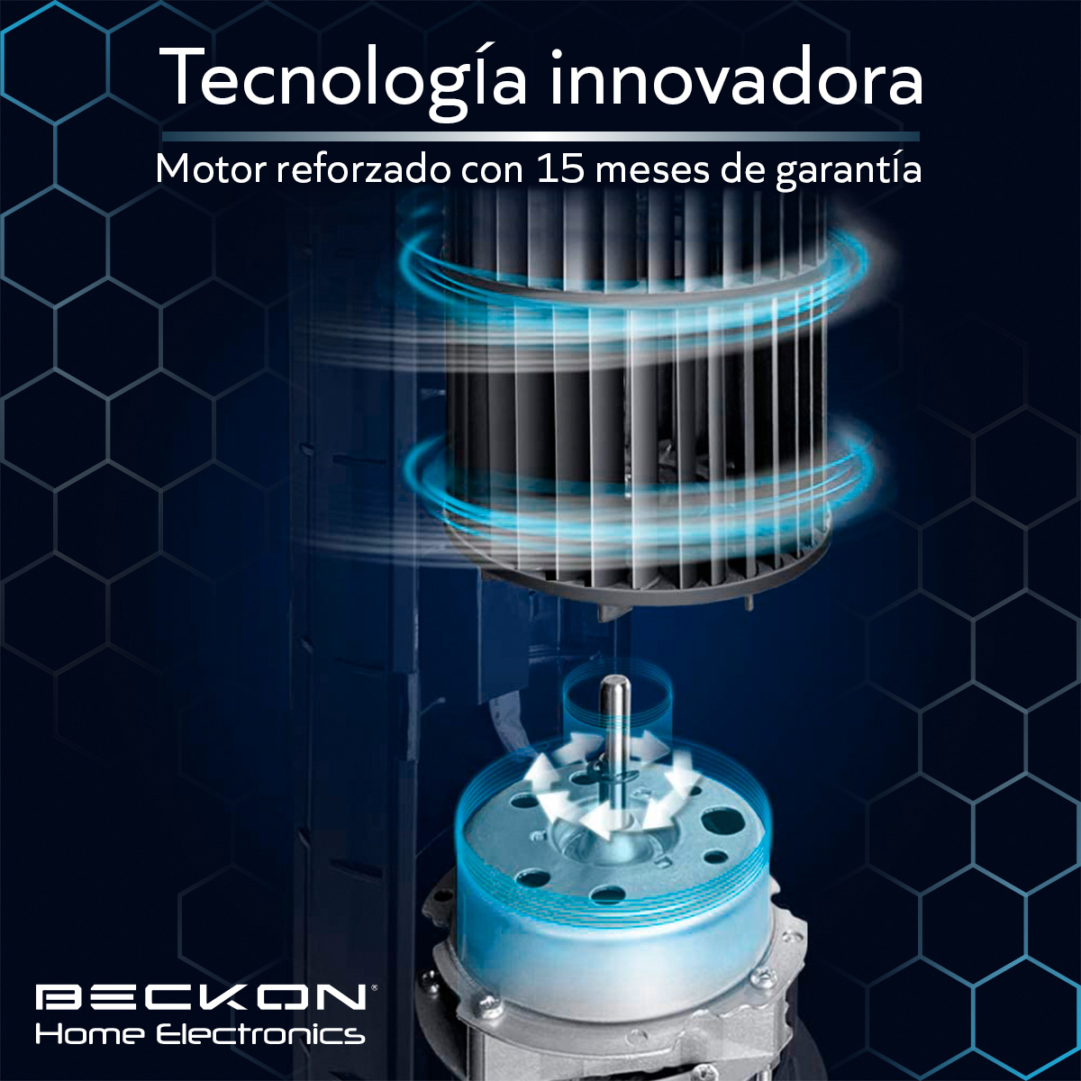 Ventilador De Torre bv-28 Orion Turbo force 107cm de alto silencioso ...