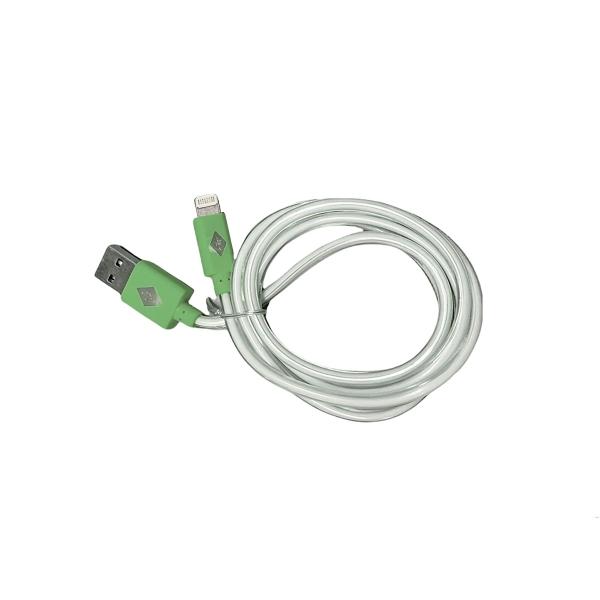 Cable Lightning Redondo para iPhone 6 USB, 1 Metro