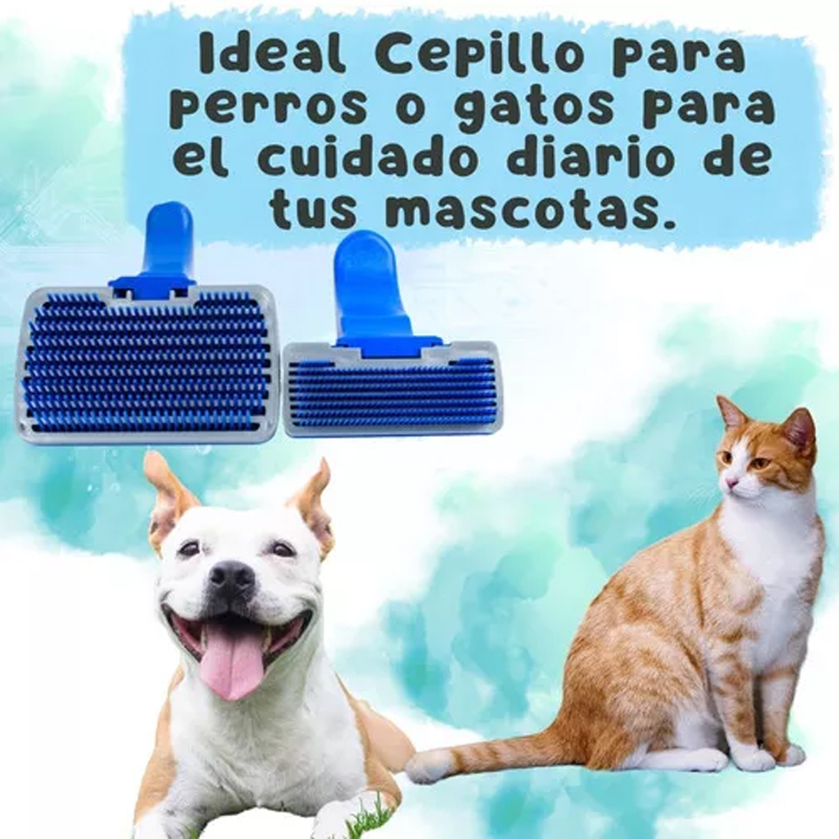 Cepillo Para Mascota Removedor Pelo Muerto Limpieza