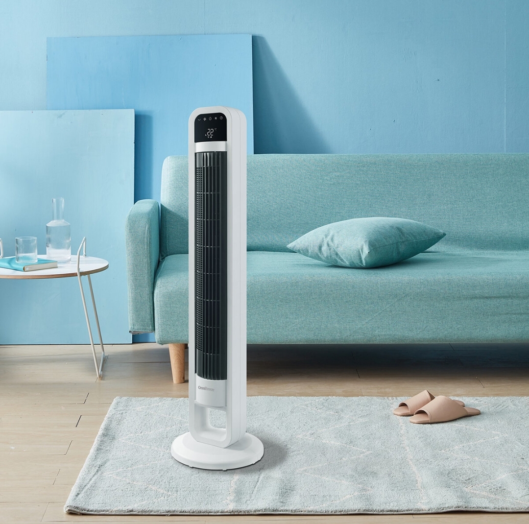 OmniBreeze, ventilador de torre con control WiFi, 4 velocidades