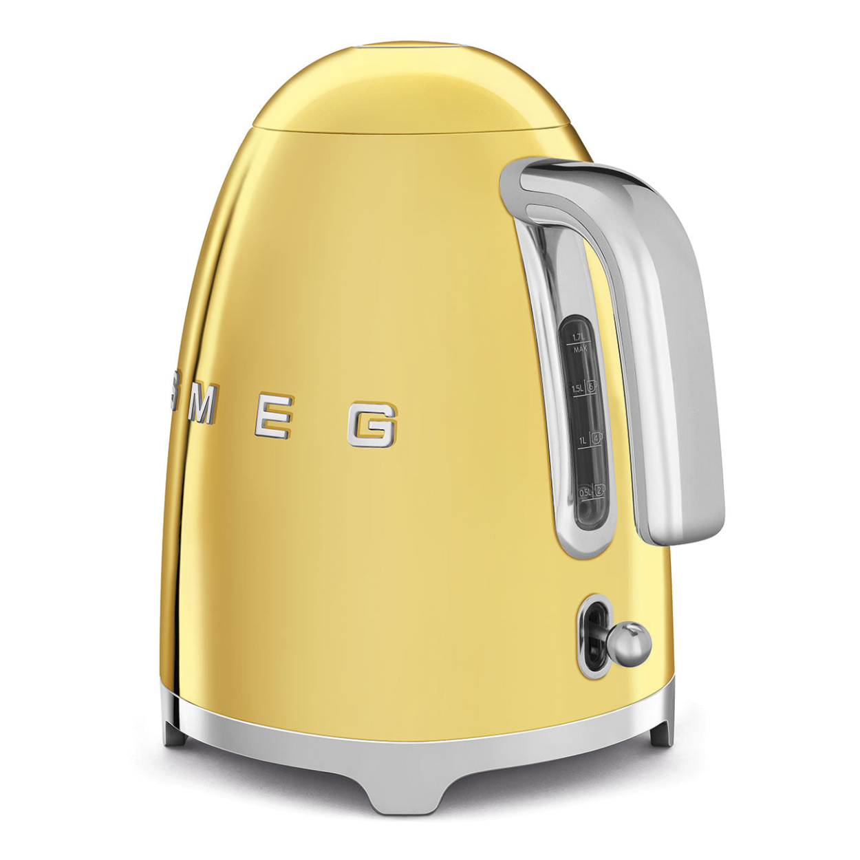 Hervidor Eléctrico Smeg KLF03GOUS de 1.7 L con Apagado Automático Dorado