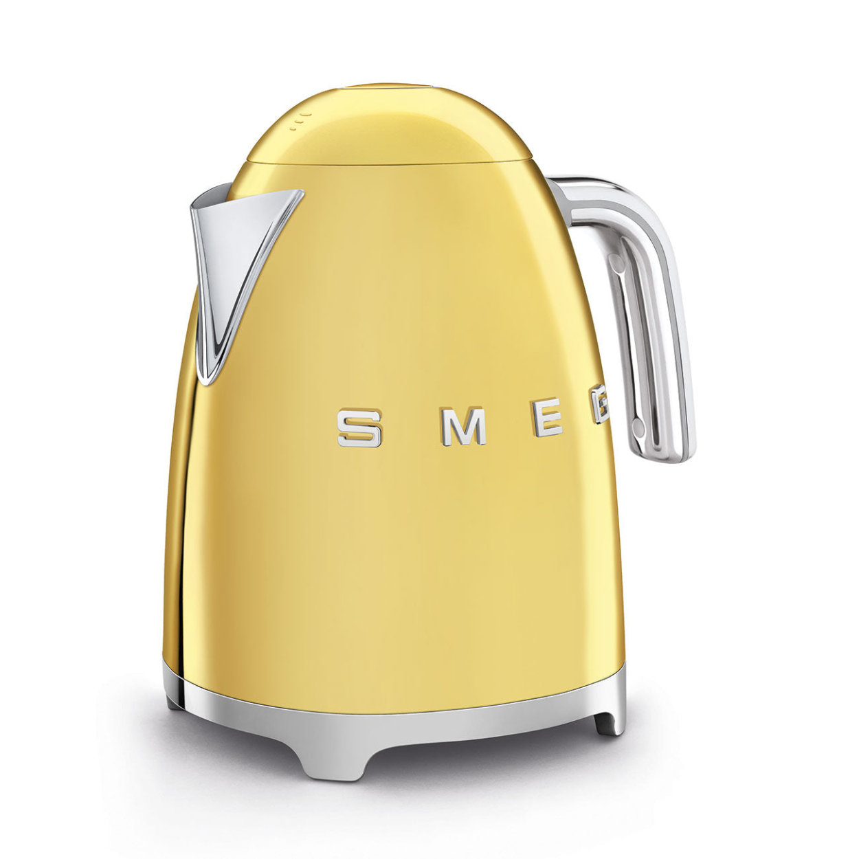 Hervidor Eléctrico Smeg KLF03GOUS de 1.7 L con Apagado Automático Dorado