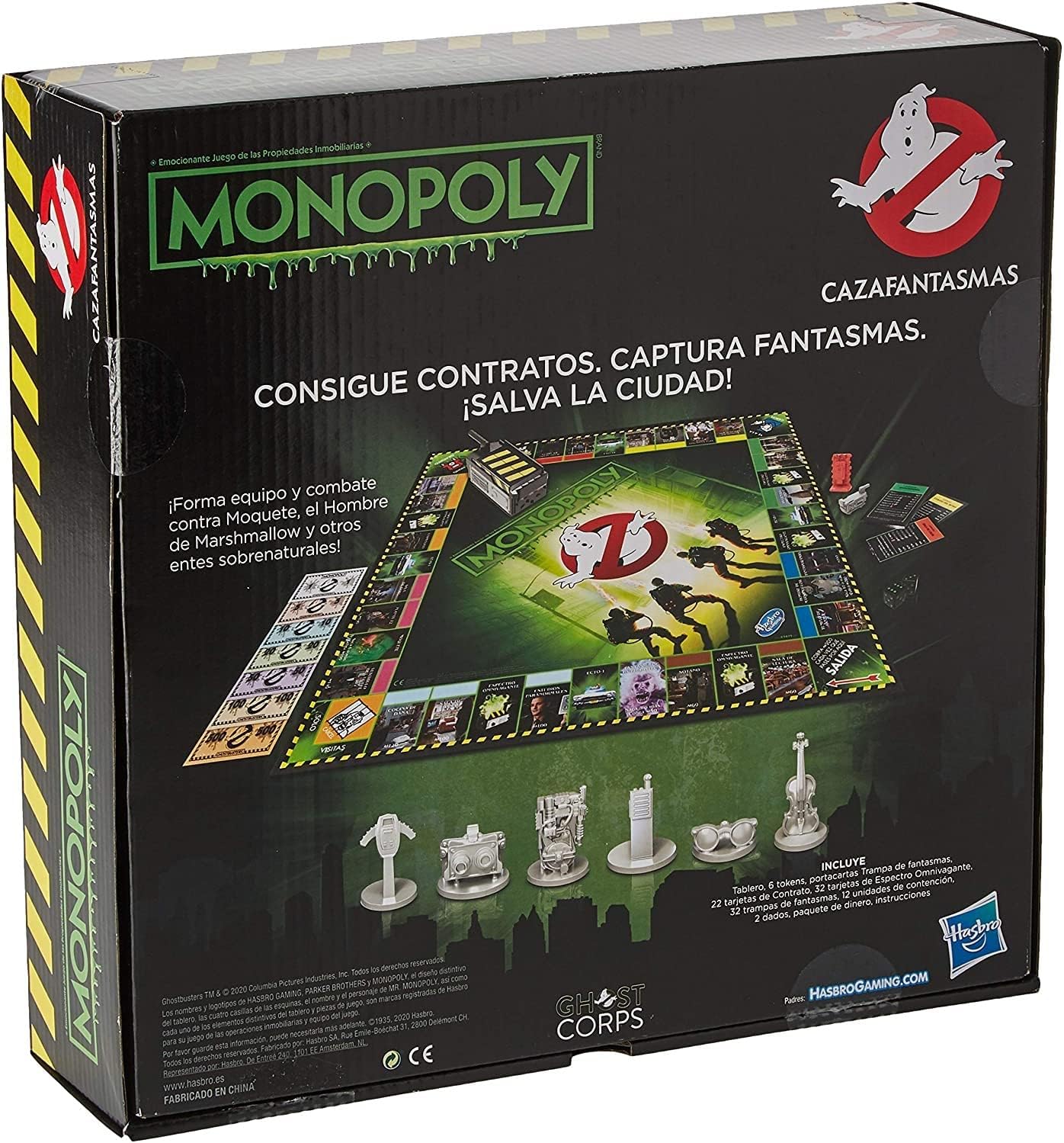 Juego De Mesa Monopoly Ghostbusters Hasbro Con Sonido