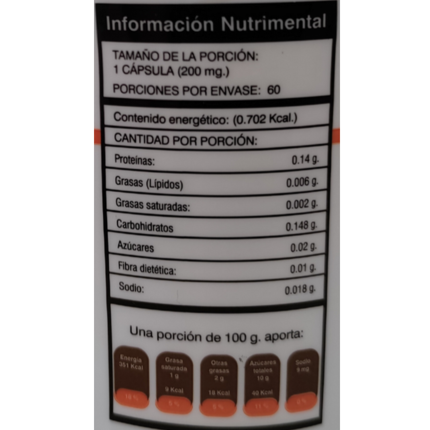 Xtra Vita Ives México Cordyceps sinensis Polisacaridos de Arroz 60 U..