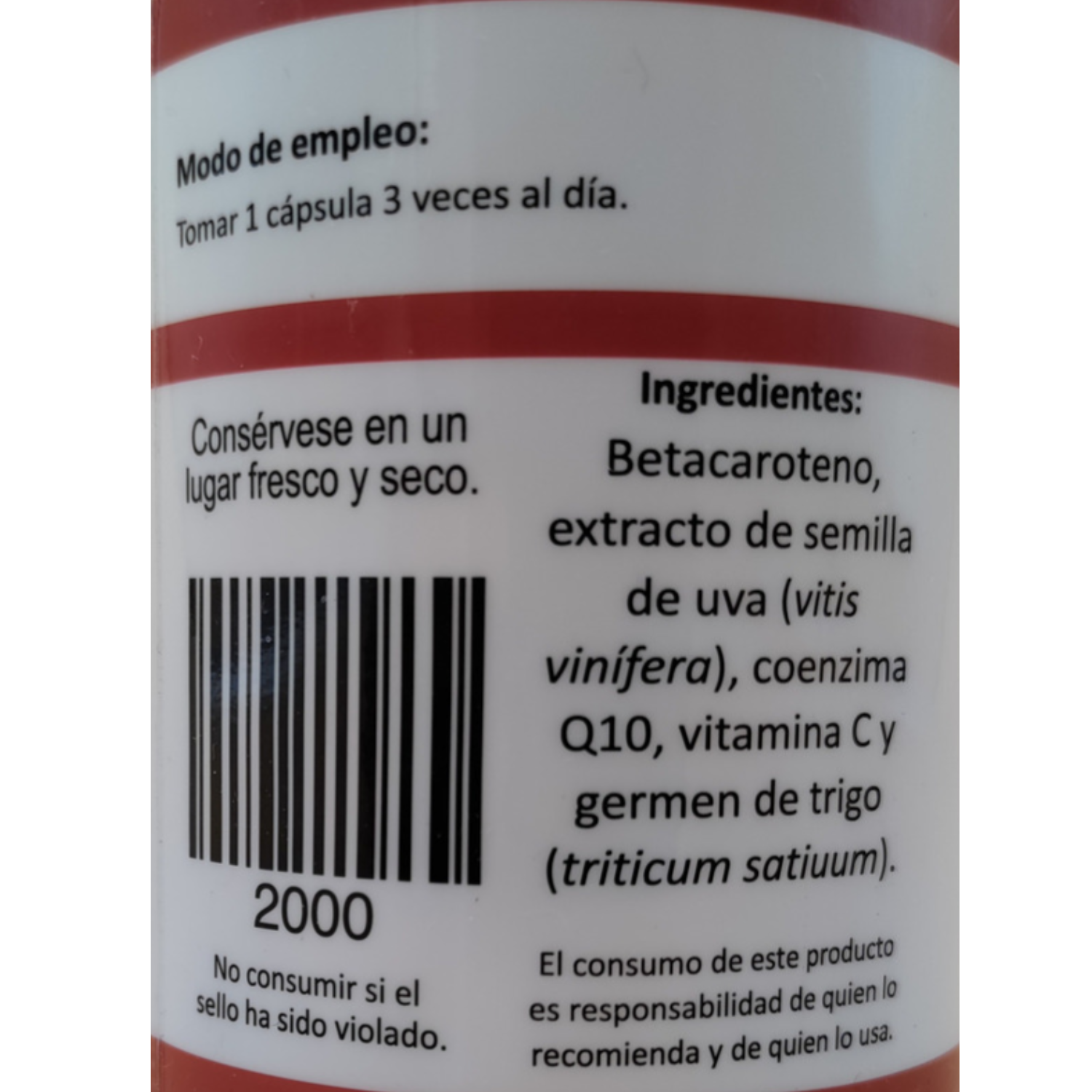 Coenzima Q10 Vitamina C Germen de Trigo Betacaroteno Ives Evolution Mexico 90 Cáps..