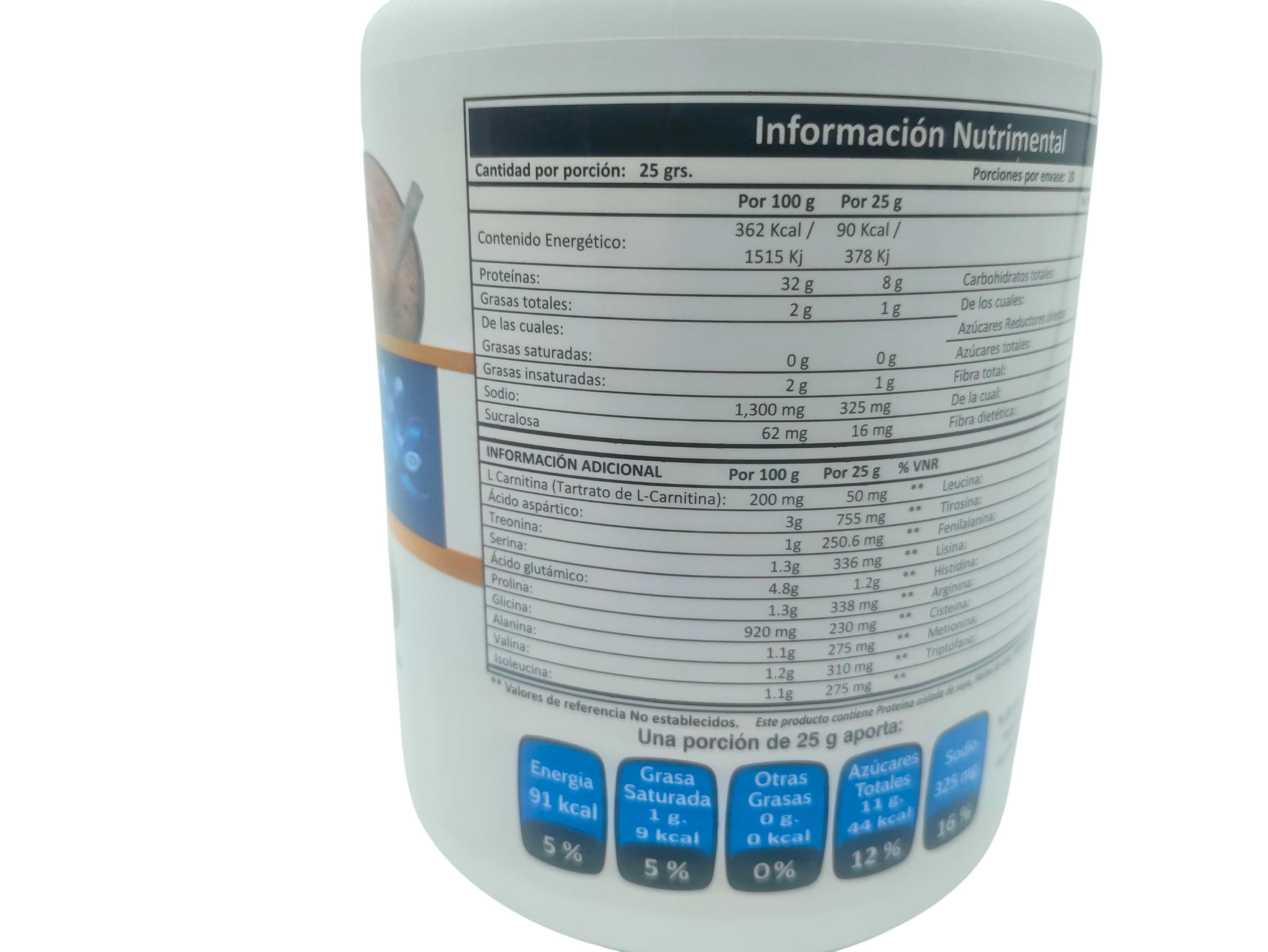 Proteína de suero de leche soya Life Mix Premium Cocoa Ives Mexico 20 U.